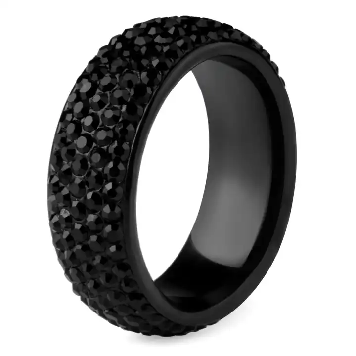 Black Serene Ring