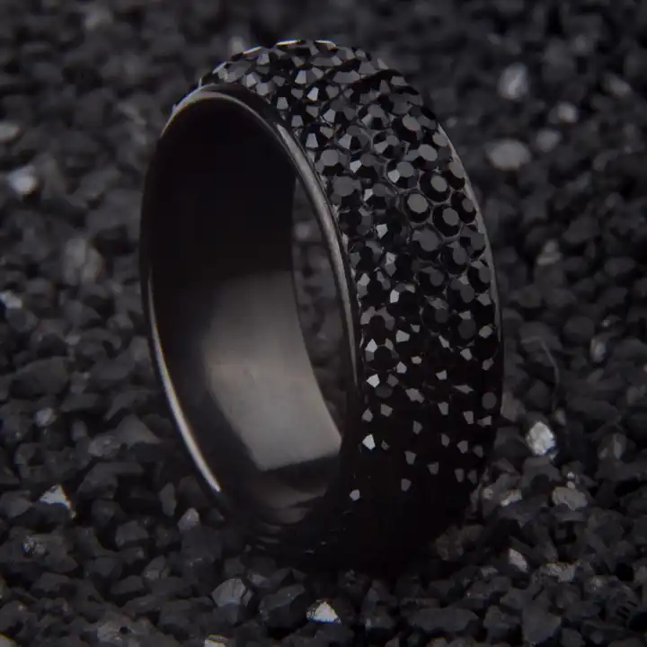 Black Serene Ring