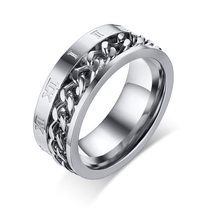 Roman Spinner Ring Rings Ross and Specter 8 Silver