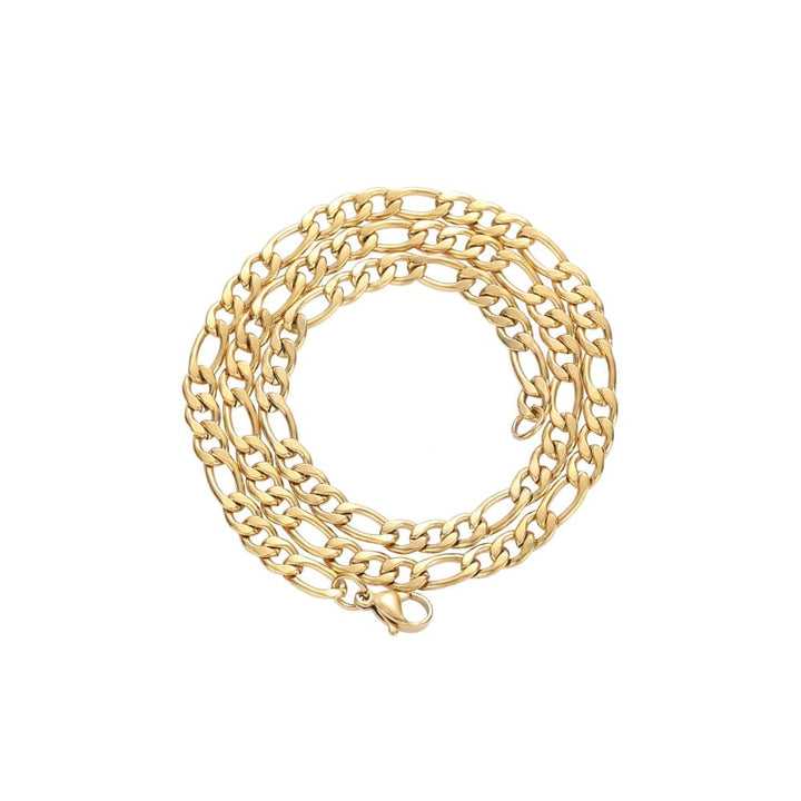 The 5mm Figaro Chain - Various Colours Ross and Specter Gold 45cm