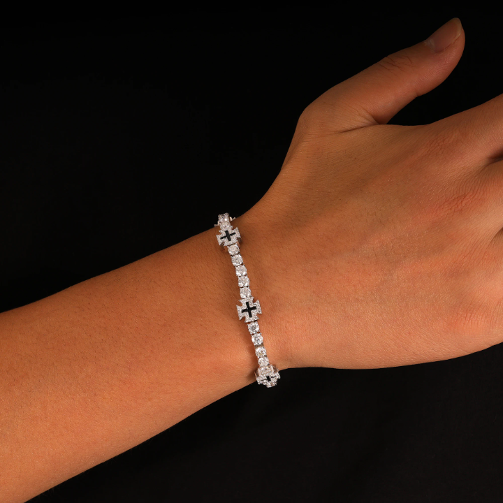 Tennis Cross Bracelet