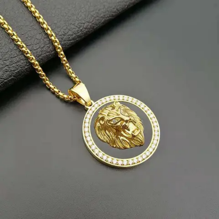Lion Medallion Necklace