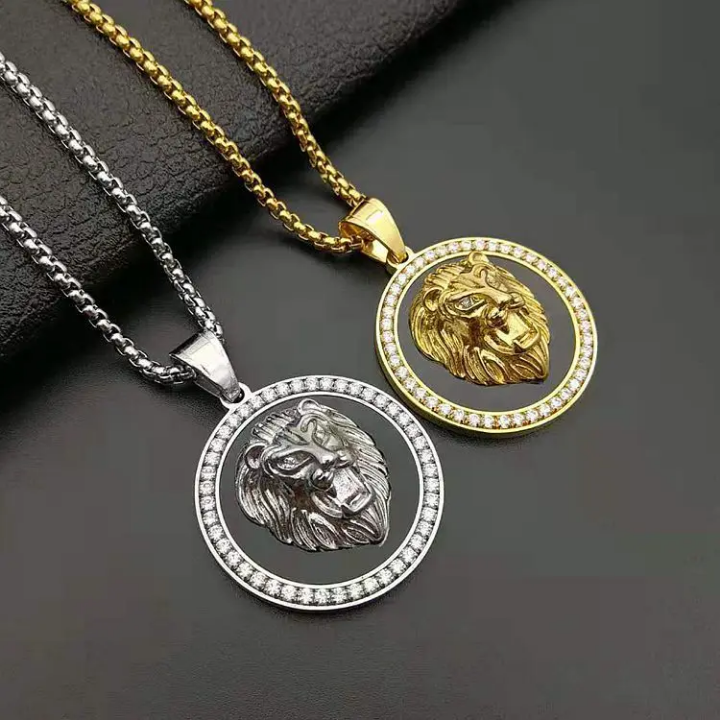 Lion Medallion Necklace