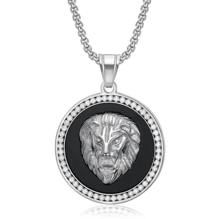 Lion Medallion Necklace