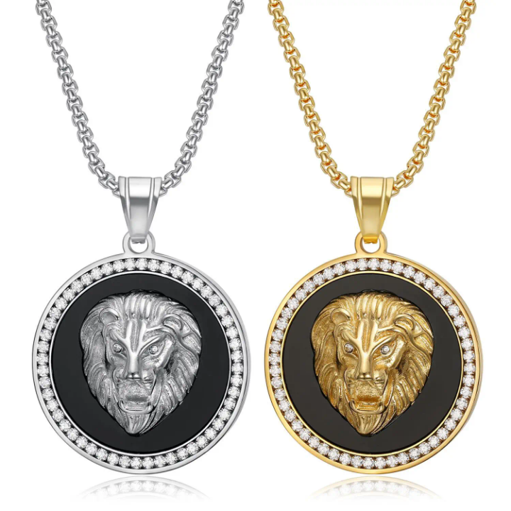 Lion Medallion Necklace