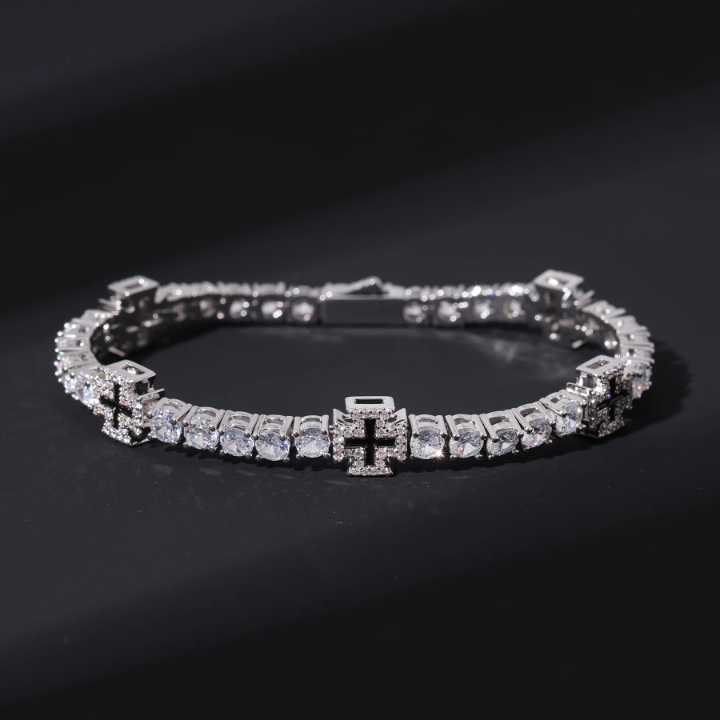 Tennis Cross Bracelet