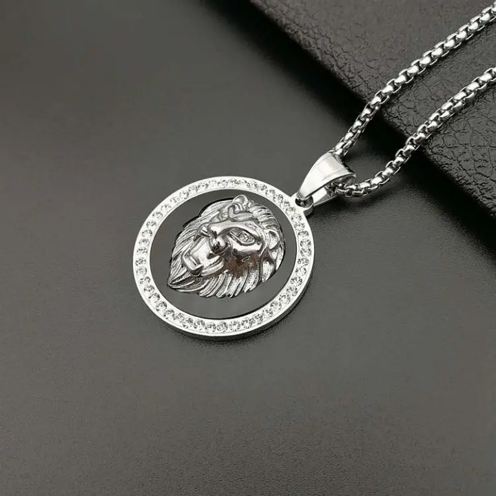Lion Medallion Necklace