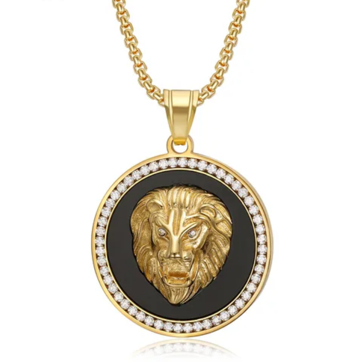 Lion Medallion Necklace