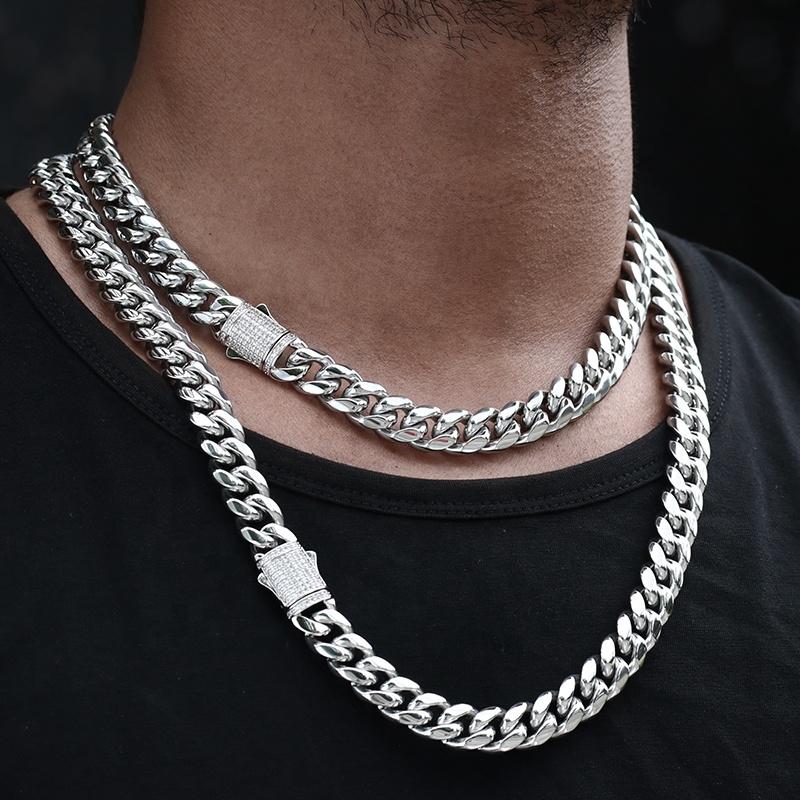 10mm Cuban Link Chain - Various Colours Necklace Ross and Specter 