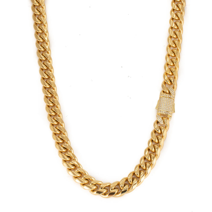 12mm Cuban Link Chain - Various Colours Necklace Ross and Specter 