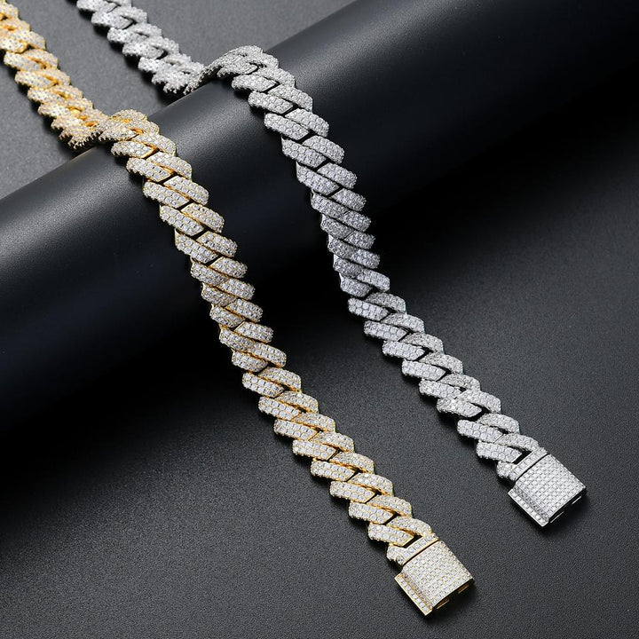 13mm Miami Cuban Link Chain - Various Colours Necklace Ross and Specter 