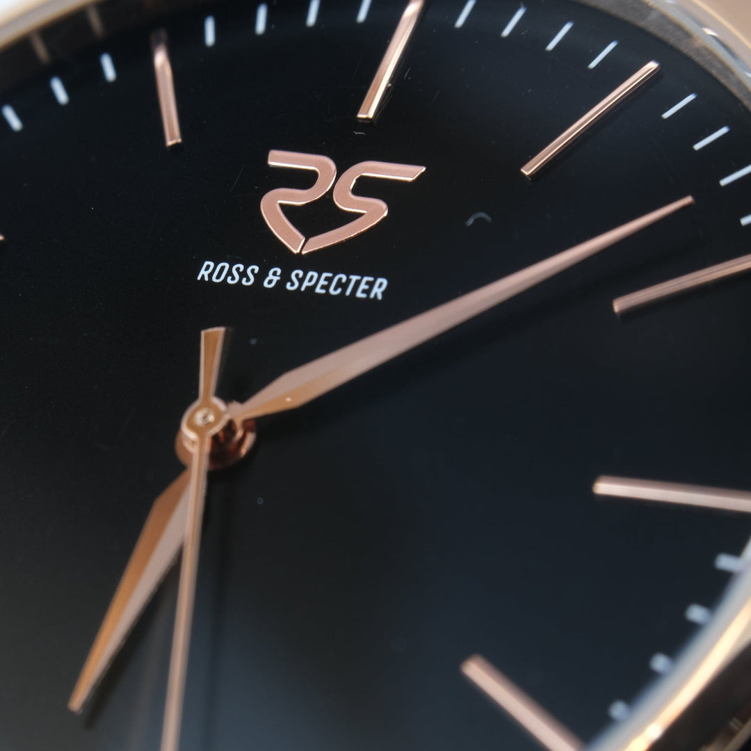 Specter Ride Watch Box Eclipse Watch (Leather Strap)- Various Colours - Ross and Specter