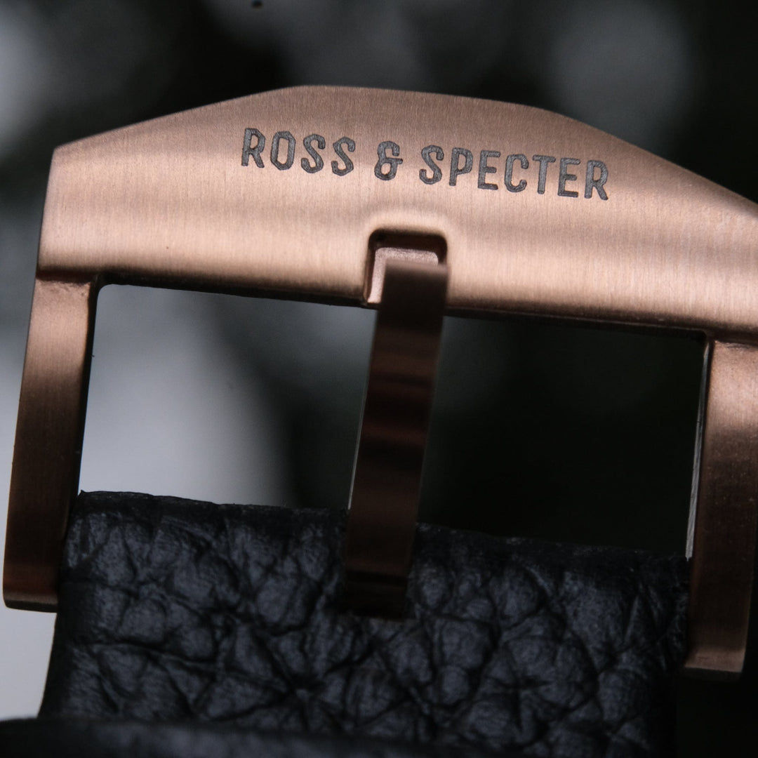 Specter Ride Watch Box Eclipse Watch (Leather Strap)- Various Colours - Ross and Specter