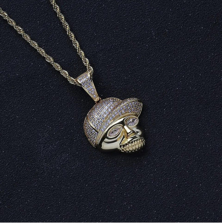 Hip Hop Skull Necklace - Verious Colours - Ross and Specter