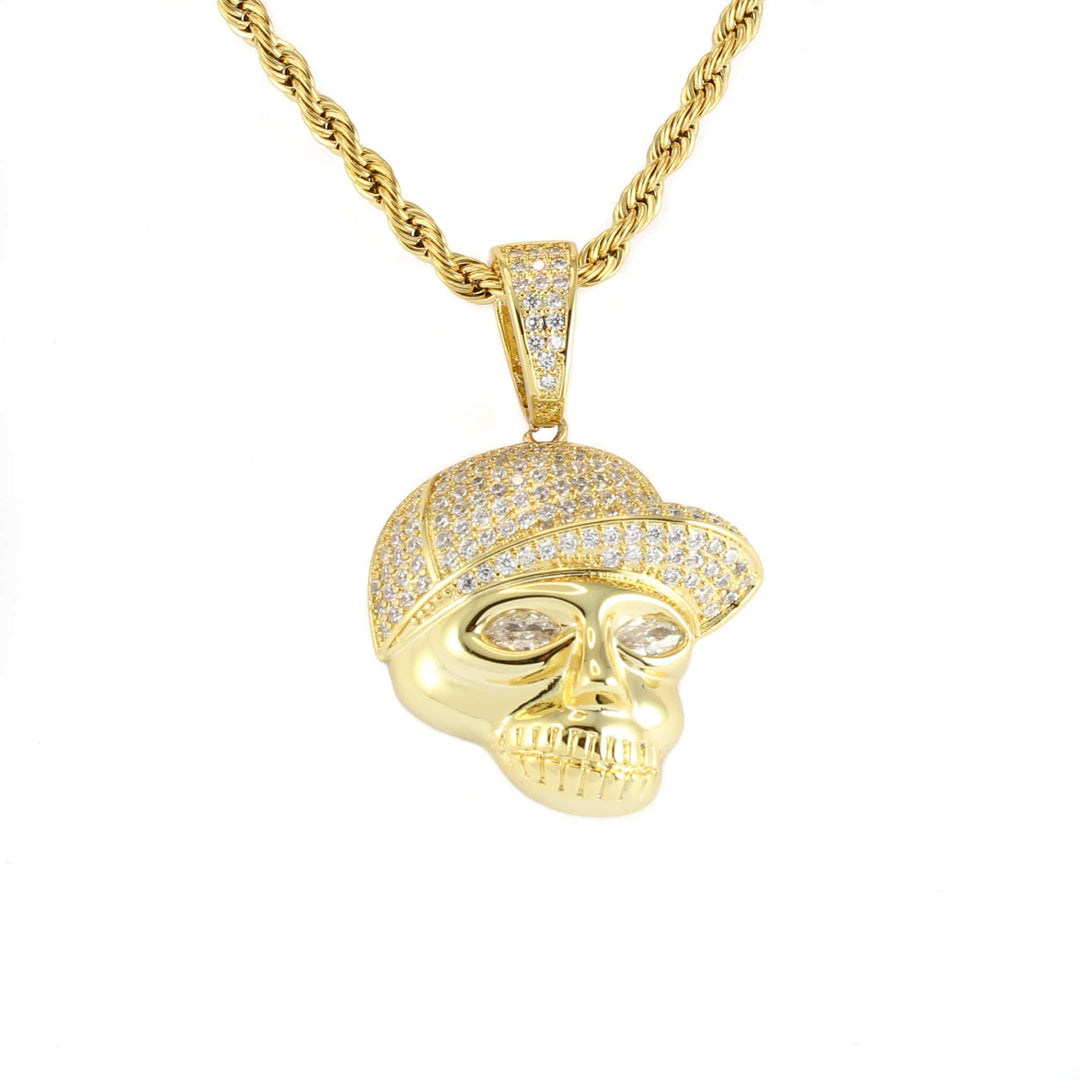 Hip Hop Skull Necklace - Verious Colours - Ross and Specter