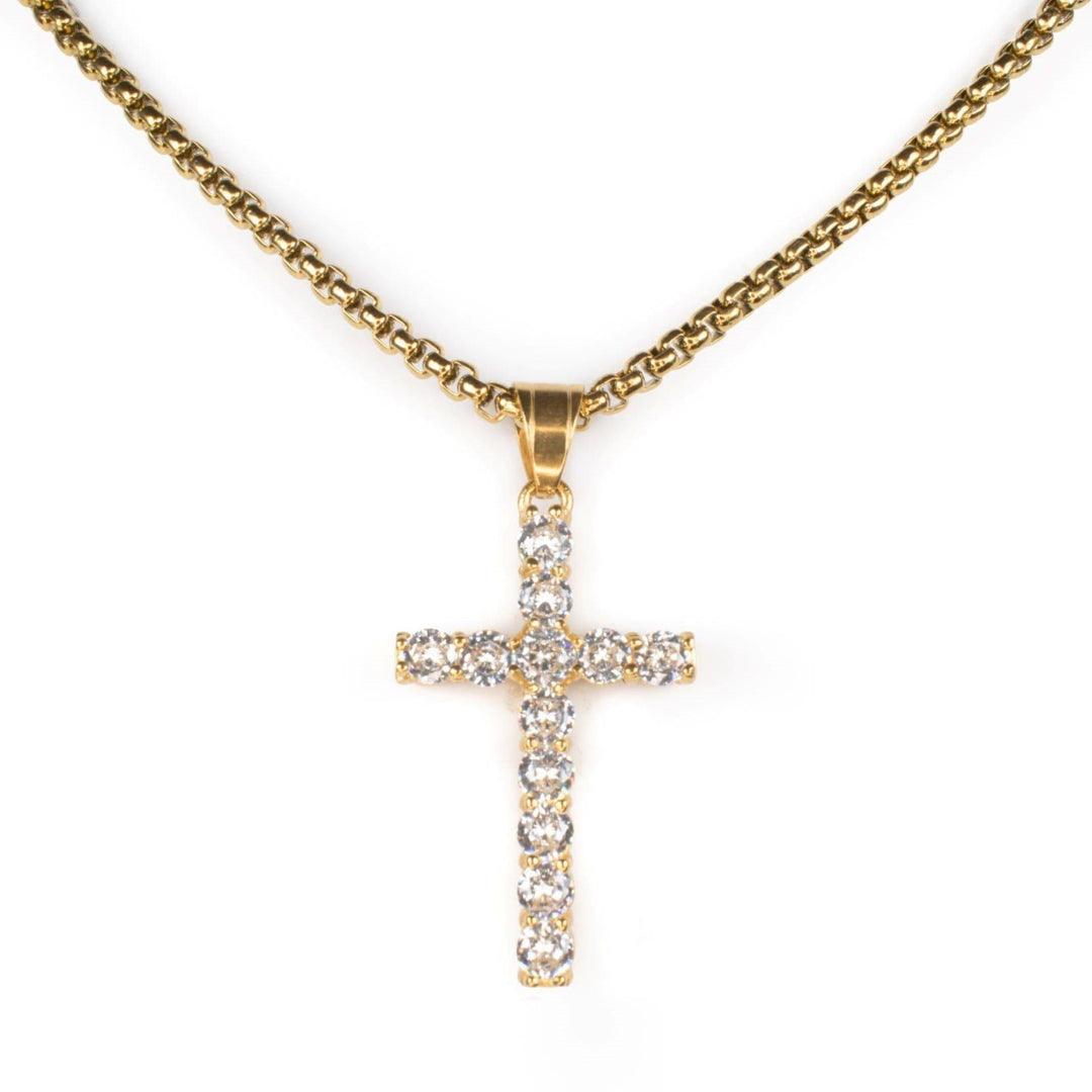 Cross Necklace Necklace Ross and Specter Gold 