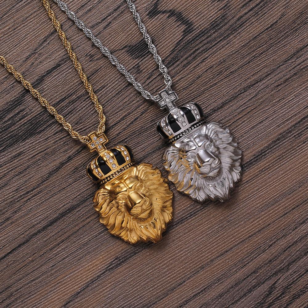 Lion Crown Necklace - Various Colours Necklace Ross and Specter 