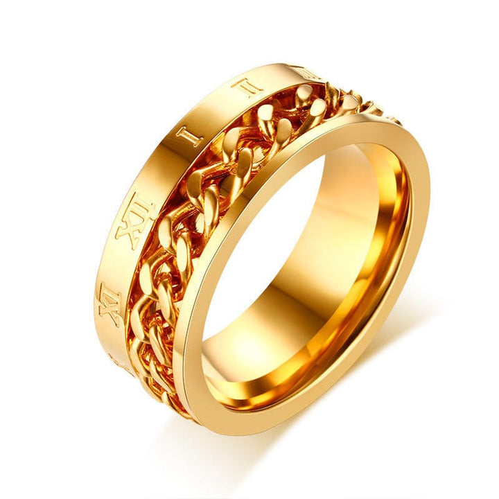 Roman Spinner Ring Rings Ross and Specter 8 Gold 
