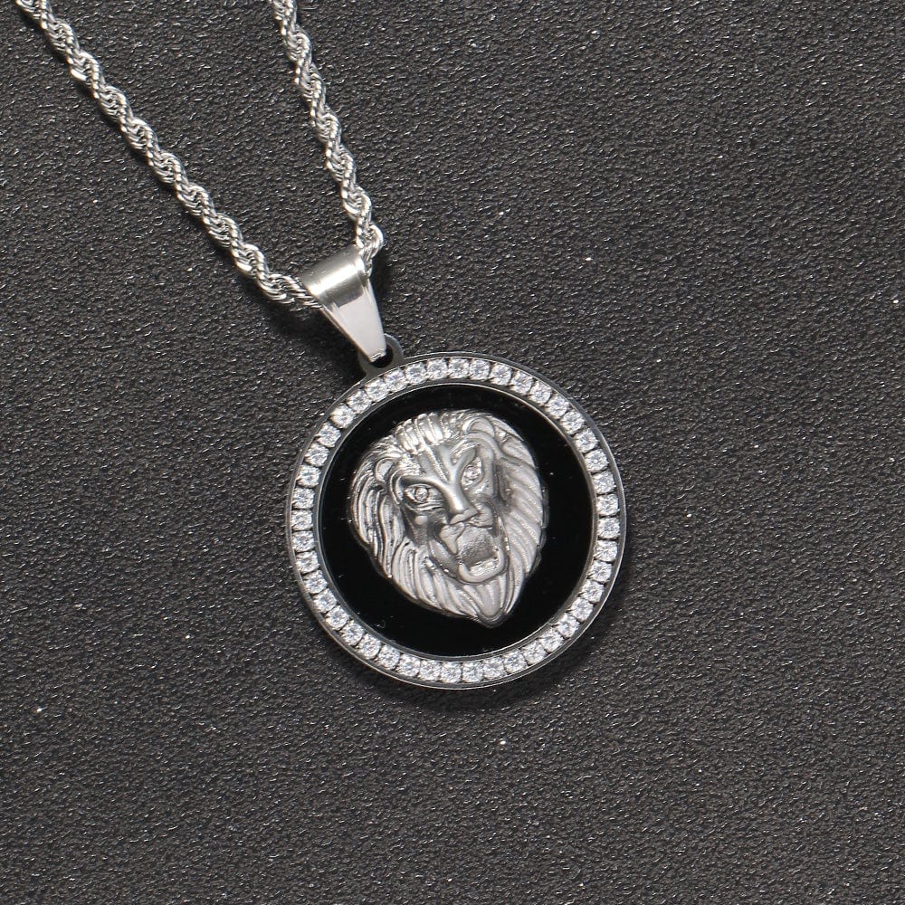 The Lion Necklace - Various Colours Necklace Ross and Specter Silver 50cm 