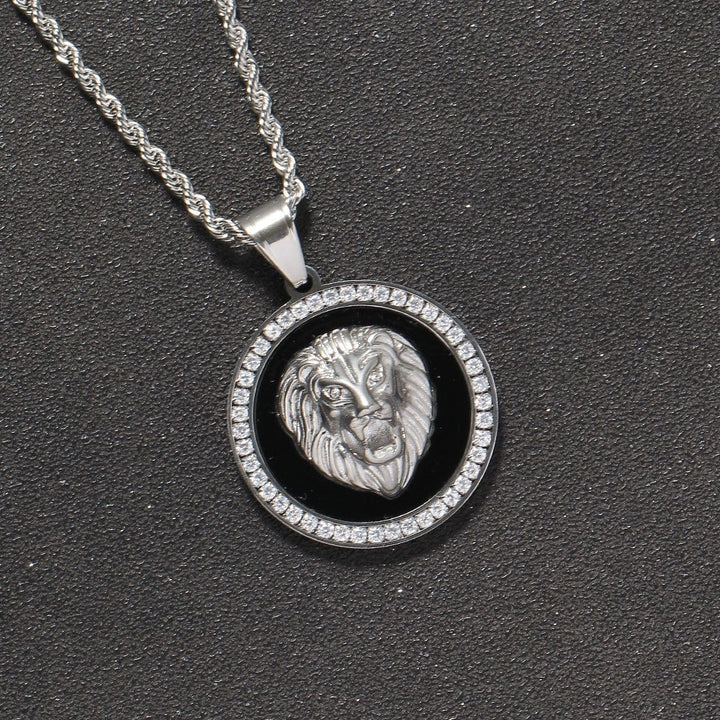 The Lion Necklace - Various Colours Necklace Ross and Specter Silver 50cm 